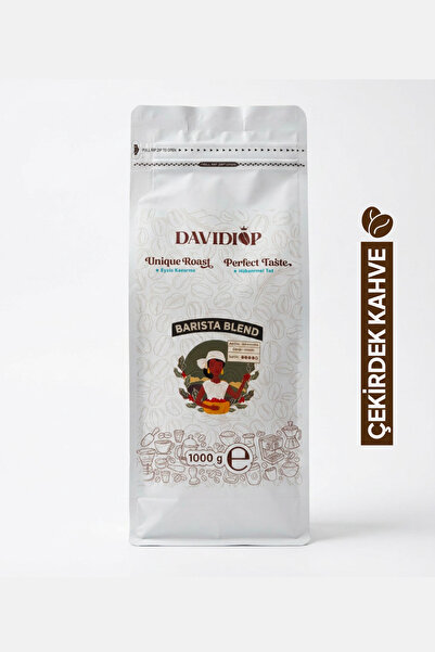 DAVIDIOP Barista Blend Espresso Kahve (Çekirdek Kahve) 1000 gr