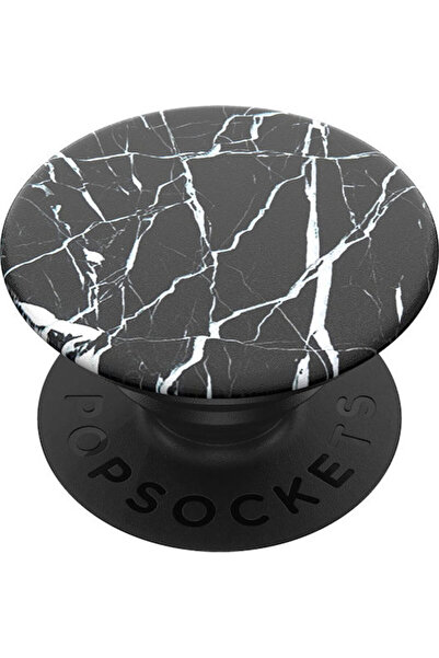 Popsockets PopGrip για Κινητό Τηλέφωνο Μαρμάρινο Μαύρο