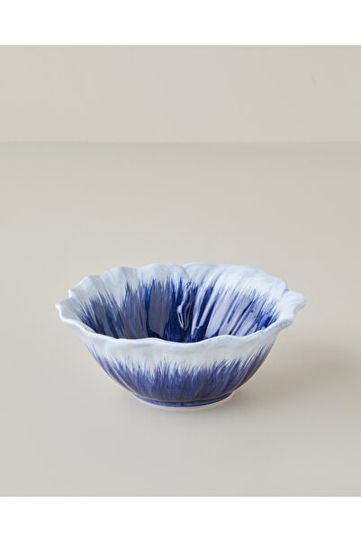 English Home Flowerella Dolomite Kase 15 cm Mavi
