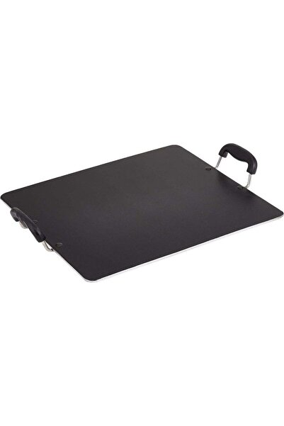 NIRLEP Nonstick Selec Plus Pathiri Tawa 37.5 cm, Aluminium,Black, 1 Pc Set