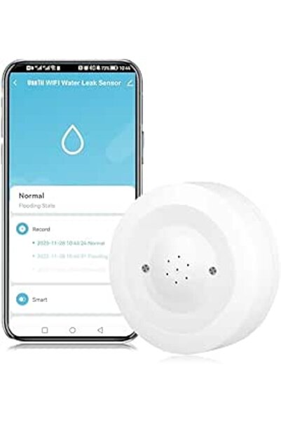 UanTii Smart Water Leak Alarm Sensor Tuya Wifi Water Leak Detector Flood Dete...