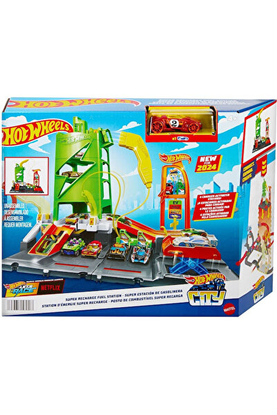 HOT WHEELS Παιχνίδι Αυτοκίνητο Πρατηρίου Καυσίμων Κλίμακα 1:64 Για 4+ Ετών