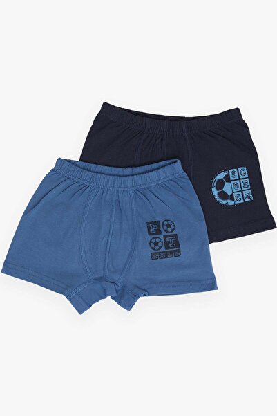 Katamino Boy's 2-Piece Boxer Football Themed Underwear, Ages 1-12, Mixed Colors