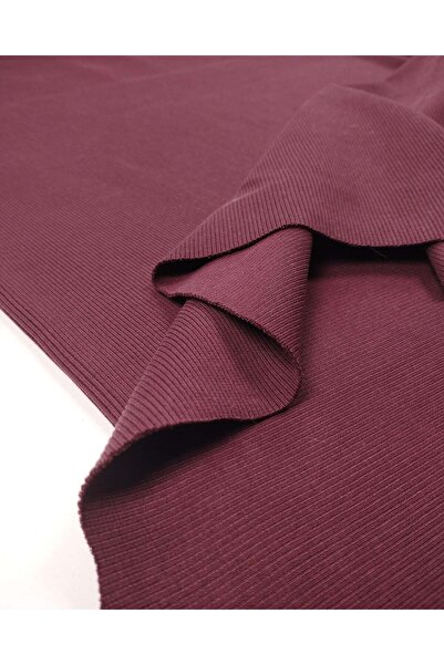 Kumaş Parça Burgundy Camisole Ribbed Fabric Flexible Soft Bodysuit & Blouse M...