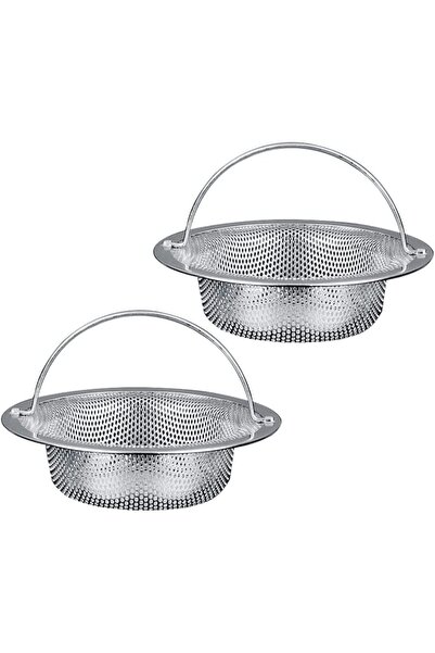 CHUANGOU Sită de scurgere pentru chiuvetă, filtru universal – Pachet de 2