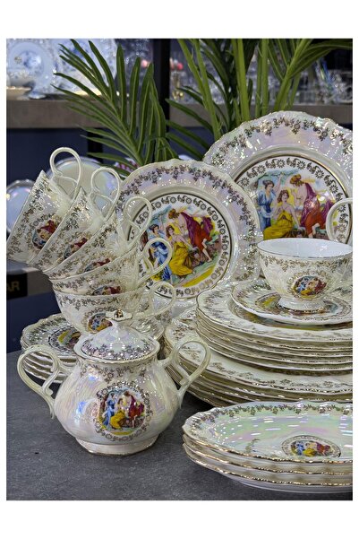 Doğudeko Markz Bone China Porselen 36 Parça Kahvaltı & Brunch Takımı