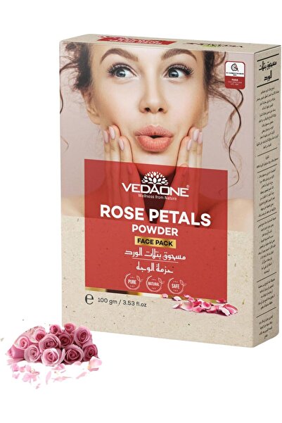 VedaOne Rose Petals powder/face pack | For men and women | 100GM Pack | Natur...