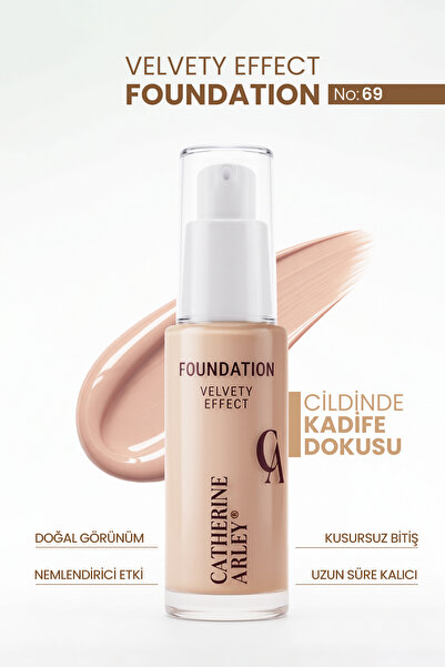 Catherine Arley FONDÖTEN VELVETY EFFECT FOUNDATION 30 ML 069