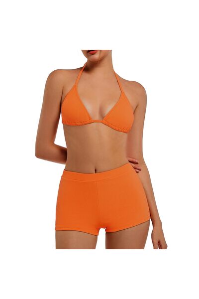 OEM Women's Triangle Bikini Set Adjustable Top High Waist Bottom Two-Piece Sw...