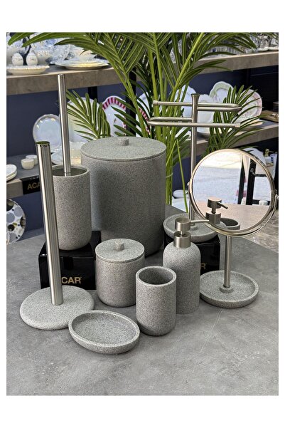 Doğudeko 9 Piece Polyurethane Bathroom Set