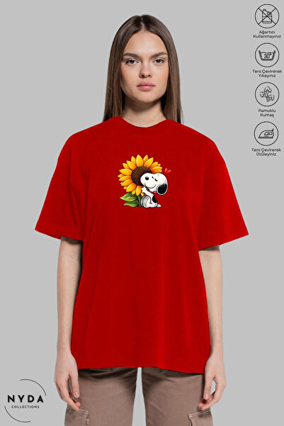 Nyda Collections Unisex majica kratkih rukava sa okruglim izrezom, sa printom...