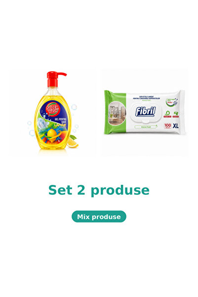 Fibril Bucatarie, Set 2 Produse: Lamaie, Xl Green