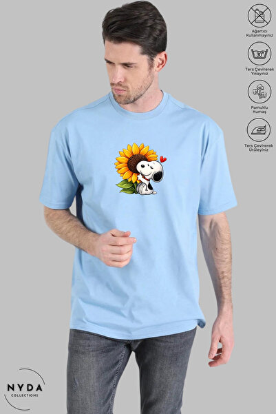 Nyda Collections Unisex majica kratkih rukava sa okruglim izrezom, sa printom...