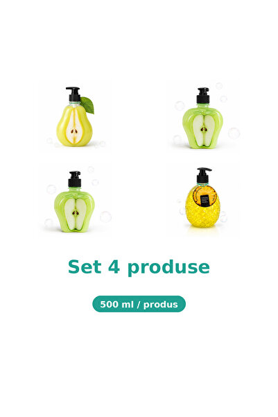 Tasty Set 4 Produse Tasty, Mix Pere, Mar Piele Sensibila, Mar Extract, Ananas