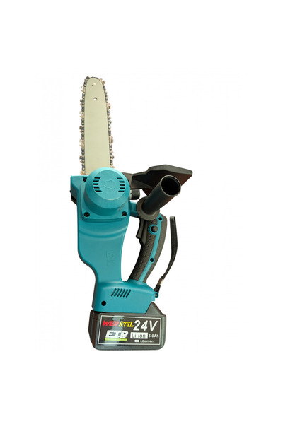 WerStil Drujba cu 2 Acumulatori 24V 5Ah, Lama 25cm, Viteza Lant 6m/s, Fierast...