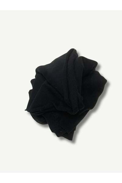 Yiğit Kumaş Medium Quality 3-Yarn Fabric with Shardon, Piece 60X200 cm - Black