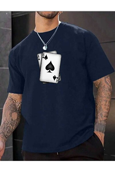 tkn your style Tricou din bumbac pentru bărbați, cu design cu imprimeu de căr...