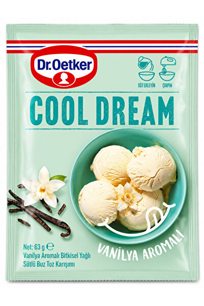 Dr. Oetker 🍨 Cool Dream Vanilya Aromalı Dondurma Karışımı 63 g | Kremamsı Le...