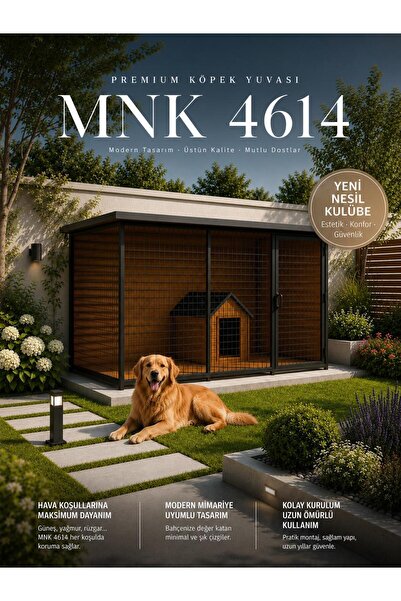 Okay XL Köpek Kulübesi Dış Mekana Uyumlu Geniş Hacimli Dört Mevsim Kullanıma ...