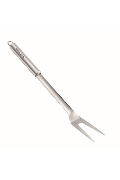 Naterial Furculiță grătar Naterial, oțel inoxidabil, 35 cm