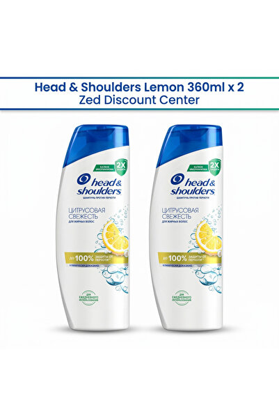 Head And Shoulder Head & Shoulders Proaspătă Aromă de Lămâie Șampon Anti-Mătr...