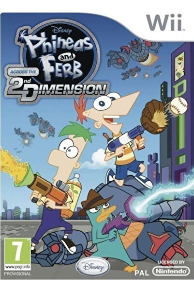 Disney Phineas and Ferb: Across the 2nd Dimension Wii Game (Μεταχειρισμένο)