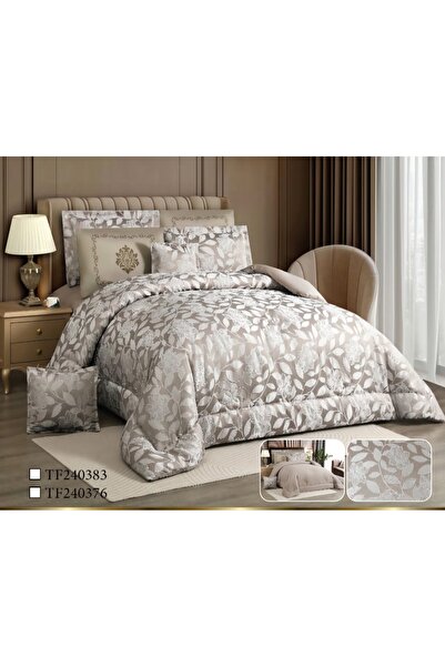 Ropi Rogena Summer Jacquard Bedspread - Soft Cool King Quilt Set 8 Pieces Que...