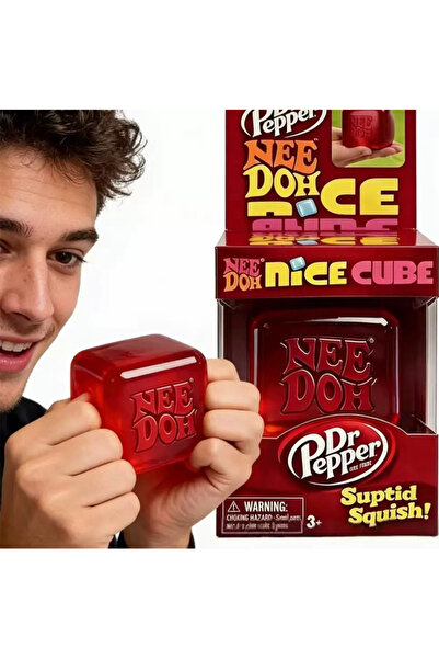 Needoh Nice Cube -Sensory Squeeze Toy with Super Solid Squish - 2.25" Cube