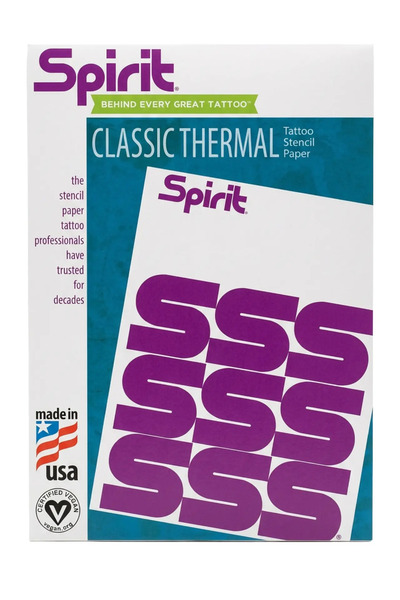 Tattoo Spirit Classic Thermal 11 Dövme Transfer Kağıdı – Profesyonel Stencil Kağıdı (100’lü Paket)