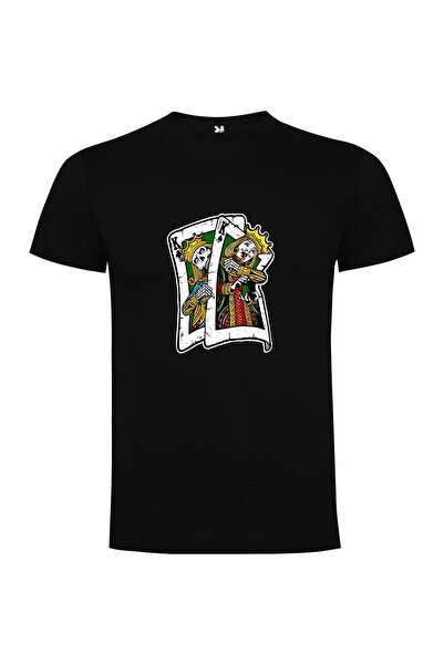 iLovePrints Regal Card Game Illustration Tshirt