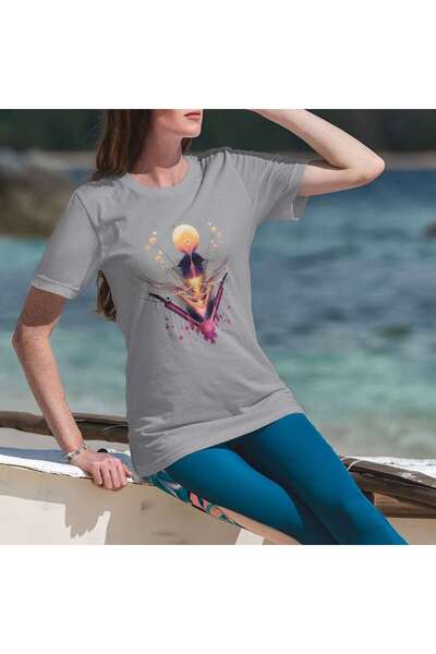 iLovePrints Abstract Cosmic Design Tshirt