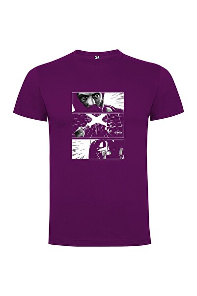 iLovePrints Shadow Duel: Vader vs Kenobi Tshirt