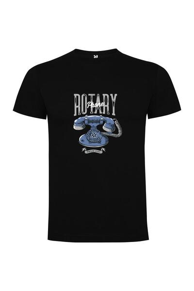iLovePrints Rotary Blue Vintage Phone Tshirt