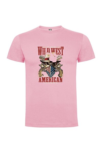 iLovePrints Skull Gunslinger Cowboy Tshirt