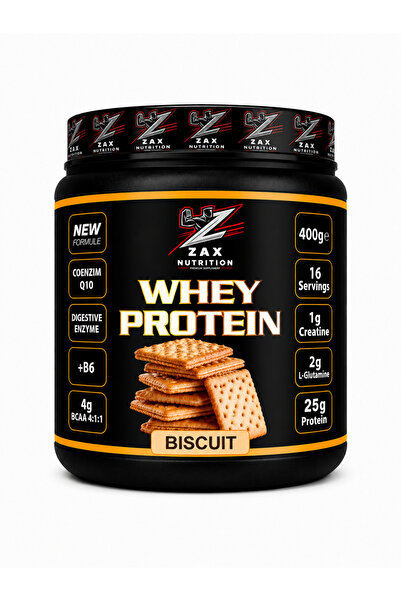 zax nutrition 400 Gram Biscuit Aromali 100% Whey Protein