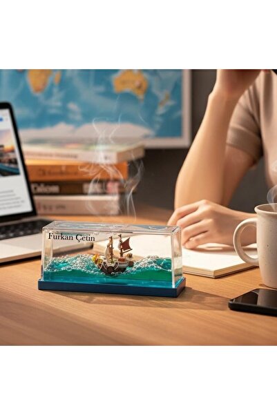 keyfim shop Kişiye Özel One Piece Dekoratif Batmayan Gemi Nostaljik Hediye