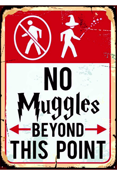 Lucena No Muggles Decor de perete din lemn MDF, cu aspect învechit, pentru ca...