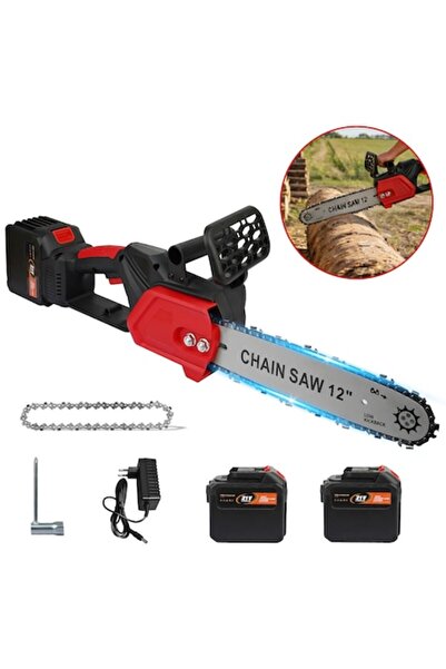 UTILIO Mini Drujbă Electrică, Fără Fir, 21V, 12 inch, Motor Fără Perii, 1200W...