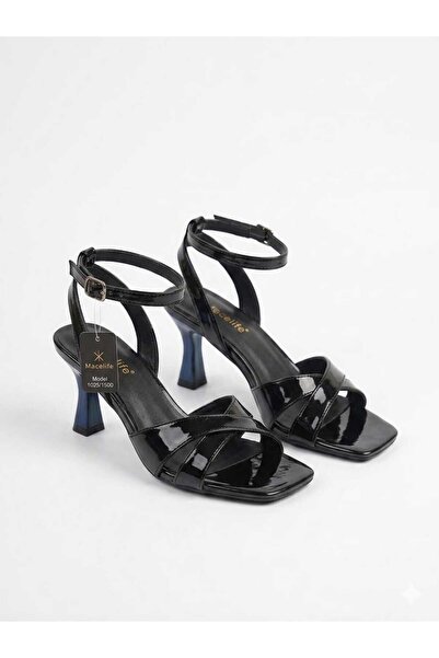 Macelife Women's Sandelet Shoes with Ankle Straps and 7cm Heels