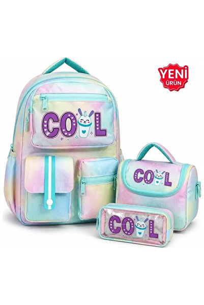 Alanç Gift Premium 3’lü Okul Çantası Seti, Isı Yalıtımlı Beslenme Çantası ve ...