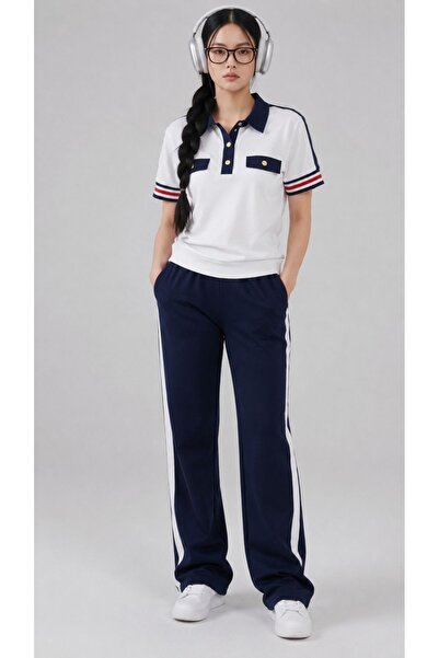 Lirviya Polo Collar Double Sports Set