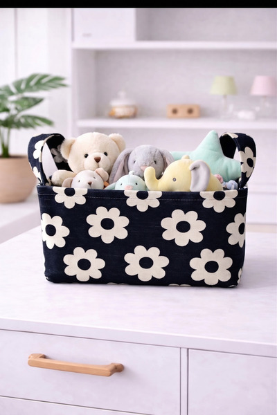 Paris Home Coș de depozitare pliabil multifuncțional – Organizator cu model p...