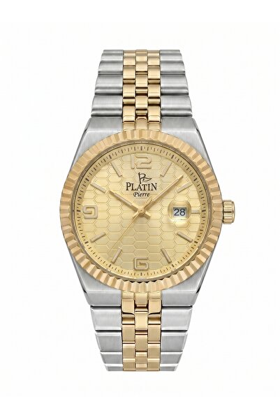 Platin Pierre Men's Wristwatch Sa-Pl-1300Ga-D4