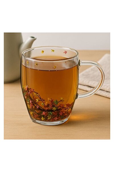 OEM Cană din sticlă transparentă 350ml, perete dublu