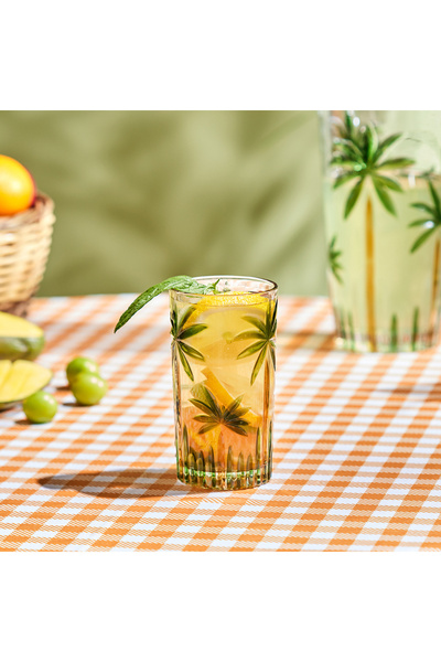 Karaca Palmiyeli Meşrubat Bardağı 400 ml
