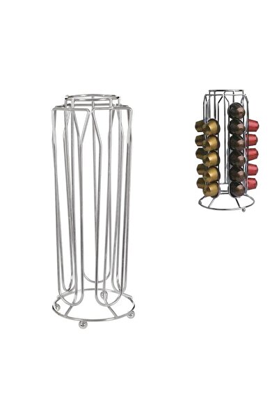 OEM Suport metalic pentru 30 capsule cafea, organizator compact pentru capsul...
