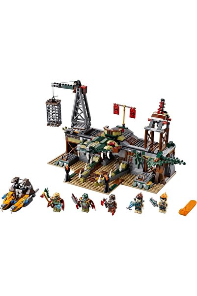 LEGO مجموعة أساطير تشيما # 70014 مخبأ التمساح في المستنقع