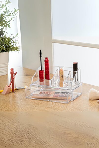 Twin Store Makeup Organizer & Drawers Cosmetic Product Shelf Organizer & Jewe...