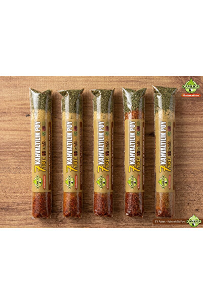 Çamlıca Baharat Kahvaltılık Baharat 7 Türlü 5 Adet 5*43 Gr.