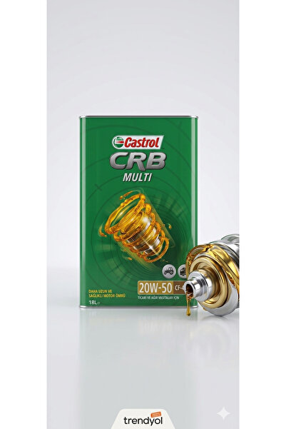 CASTROL CRB Multi 20W-50 CF-4 Motor Yağı (18 Litre)